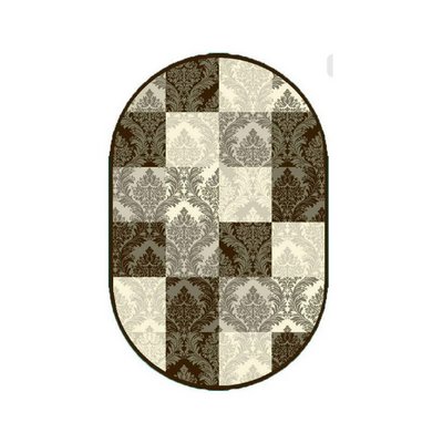 Ковер ткан Кашемир 0,6*1,1м овал, сорт 1